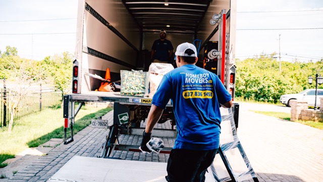 Homeboy Movers crew at work