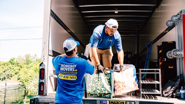 Homeboy Movers crew at work