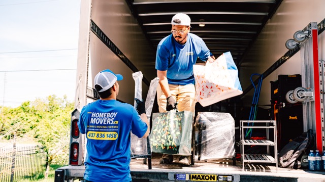 Homeboy Movers crew at work