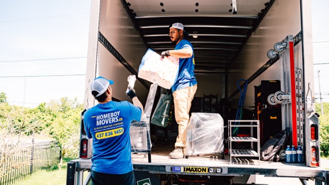Homeboy Movers crew at work