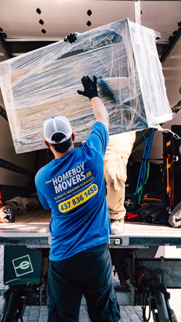 Homeboy Movers crew at work