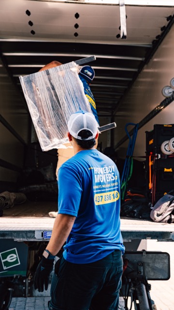 Homeboy Movers crew at work