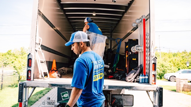 Homeboy Movers crew at work
